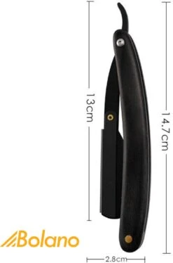 Bolano® Premium Shavette Open Scheermes Black Wood + 50 Single Edge Scheermesjes - Klassiek Barbiersmes Straight Razor Voor Mannen - Cut Throat Razor Nekmes - Klassiek Klap Scheermes - Safety Razor Feather Mes 17 Bolano® Premium Shavette Open Scheermes Black Wood + 50 Single Edge Scheermesjes - Klassiek Barbiersmes Straight Razor Voor Mannen - Cut Throat Razor Nekmes - Klassiek Klap Scheermes - Safety Razor Feather Mes -Gillette Winkel 792x1200 5