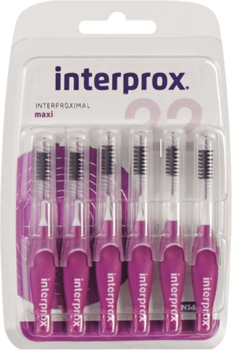 Interprox Premium Maxi 6mm Paars - 6 Stuks 3 Interprox Premium Maxi 6mm Paars - 6 Stuks
