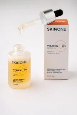 SkinTone® Vitamine C 20% Serum Booster - Met Vitamine E & Hyaluronzuur - Gezichtsserum - Collageen - Anti Rimpel - Anti Acne - Tegen Pigmentvlekken - 30ml – Vrouwen – Mannen – Gezicht – Vitamin – Verzorging – Puisten - Puistjes -Gillette Winkel 800x1200 28