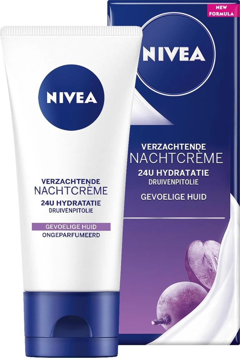 NIVEA Essentials Sensitive - 3 X 50 Ml - Nachtcrème 4 NIVEA Essentials Sensitive - 3 X 50 Ml - Nachtcrème - Afbeelding 2