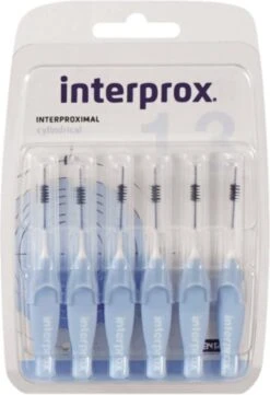 3x Interprox Ragers Cylindrical 1.3 Licht Blauw Blister à 6 Stuks -Gillette Winkel 821x1200