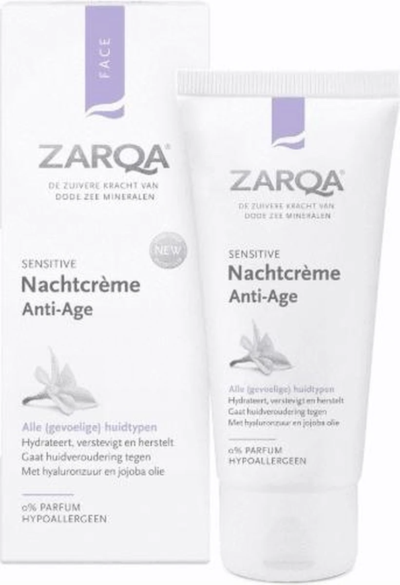 ZARQA Nachtcreme Anti-Age (hydrateert, Verstevigt En Hersteld) - 50ml 8 ZARQA Nachtcreme Anti-Age (hydrateert, Verstevigt En Hersteld) - 50ml - Afbeelding 6