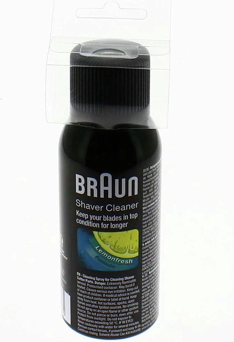 Braun Reinigingsspray Voor Scheerapparaten 4 Braun Reinigingsspray Voor Scheerapparaten - Afbeelding 2