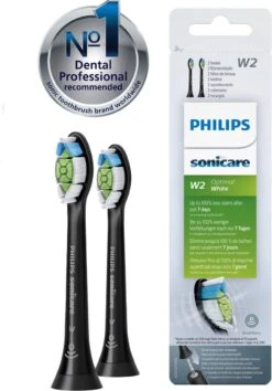 Philips Sonicare W2 Optimal White HX6062/13 - Opzetborstels - 2 Stuks -Gillette Winkel 838x1200