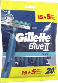 Gillette® Gillette BlueII Plus Wegwerpmesjes Mannen - 20 Stuks 19 Gillette® Gillette BlueII Plus Wegwerpmesjes Mannen - 20 Stuks -Gillette Winkel 841x1200