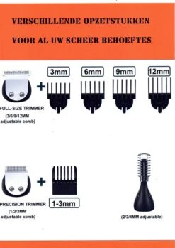 Baardtrimmer/Body Groomer-6in 1-voor Mannen-waterdicht-voor Baardhaar-hoofdhaar-lichaamshaar -Gillette Winkel 849x1200 10