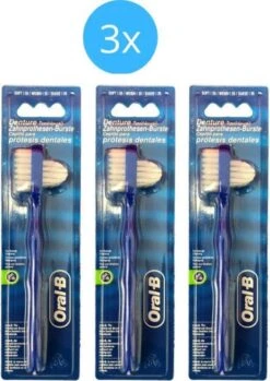 Oral B Oral-B Protheseborstel - 3 Stuks - Voordeelverpakking