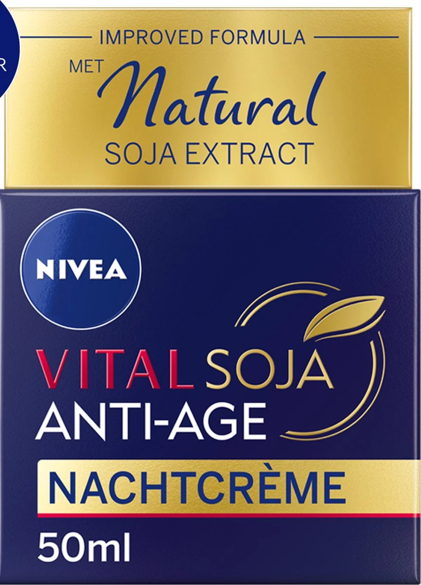 NIVEA VITAL Soja Anti-Age - 50 Ml - Nachtcrème 3 NIVEA VITAL Soja Anti-Age - 50 Ml - Nachtcrème