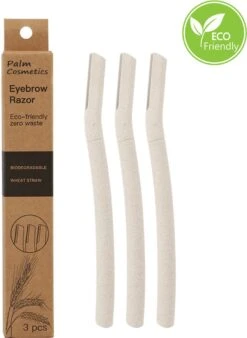 Palm Cosmetics® Dermaplaning Wenkbrauw Scheermesje (3 Stuks) - Mesje Van Tarwestro - Scheermes Gezicht Intieme Streek - Wenkbrauw Trimmer Epileren Eyebrow Razor