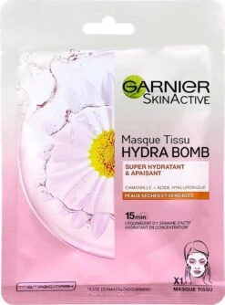 Garnier SkinActive Tissue Gezichtsmasker Hydraterend & Kalmerend - 1 Stuks -Gillette Winkel 888x1200