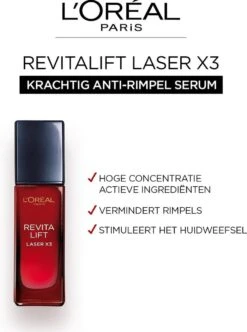 L’Oréal Paris RevitaLift Rejuvenating Serum Laser X3 - 30ml -Gillette Winkel 892x1200 2