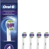 Oral B Oral-B 3D White - Met CleanMaximiser-technologie - Opzetborstels - 4 Stuks -Gillette Winkel 898x1200