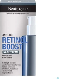 Neutrogena Retinol Boost Night Cream (50ml), Snel Intrekkende Anti-veroudering Gezichtsverzorgingscrème Met Retinol, Mirtebladextract & Hyaluronzuur, Gezichtscrème Voor Een Jonger En Gezond Uitziende Huid -Gillette Winkel 898x1200 3