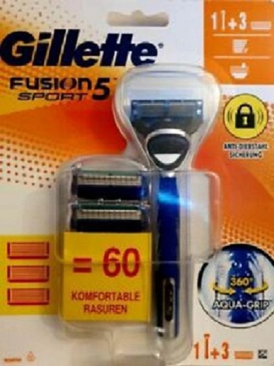 Gillette® Gillette Fusion5 Scheersysteem + 3 Scheermesje 3 Gillette® Gillette Fusion5 Scheersysteem + 3 Scheermesje