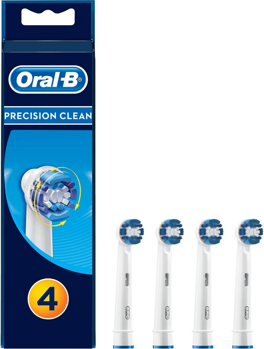 Oral B Oral-B Precision Clean Opzetborstels - 4 Stuks 3 Oral B Oral-B Precision Clean Opzetborstels - 4 Stuks