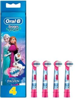 Oral B ORAL-B 80352086 - Disney Frozen 2 Vervangende Opzetborstels - Voor Oral-B Elektrische Tandenborstel Voor Kinderen - Set Van 4 -Gillette Winkel 915x1200