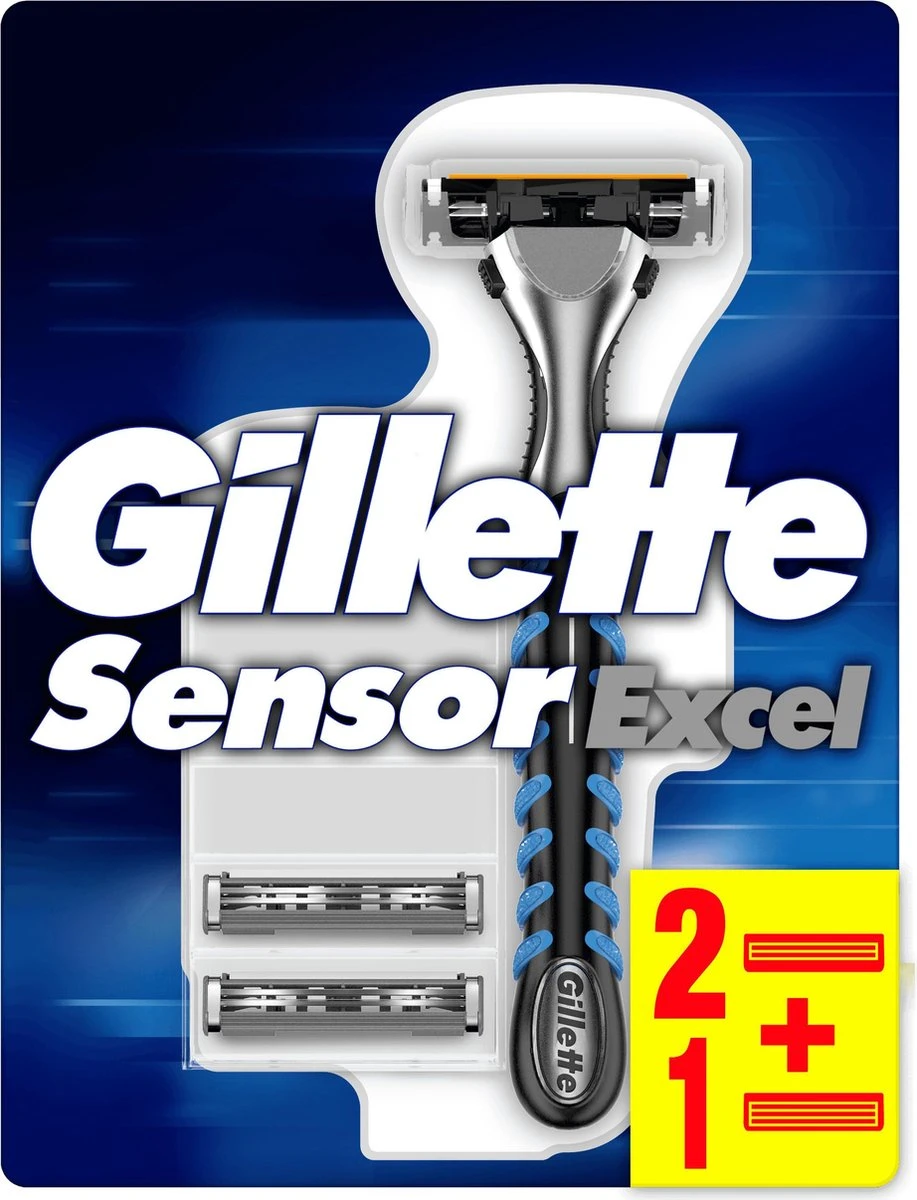 Gillette® Gillette Sensor Excel - Scheersysteem Voor Mannen 3 Gillette® Gillette Sensor Excel - Scheersysteem Voor Mannen