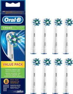 Oral B Oral-B Cross Action EB50 - 8 Stuks Voordeelverpakking -opzetborstels -Gillette Winkel 929x1200