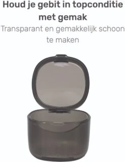 Gebitsbakje - Beugelbakje - Incl. Lekbakje - Roze - Voor - Beugel - Kunstgebit - Prothese - Beugelbakje - Beugeldoosje - Bakje -Gillette Winkel 931x1200