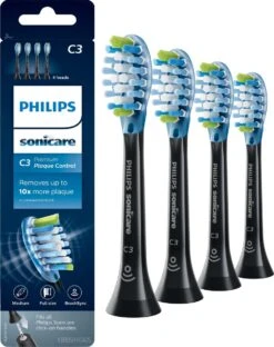 Philips Sonicare C3 Premium Plaque Defense HX9044/33 - Opzetborstel - 4 Stuks -Gillette Winkel 951x1200