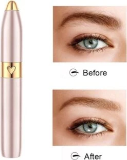 Draagbare Wenkbrauw Epilator - Haar Remover Pen - USB Trimmer -Gillette Winkel 951x1200 4