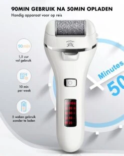 DynaBright Elektrische Eelt Verwijderaar - LED Verlichting - Voetvijl - Inclusief 3 Rollers - Oplaadbaar -Gillette Winkel 960x1200 66