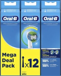 Oral B Oral-B Precision Clean - Met CleanMaximiser-technologie - Opzetborstels - 12 Stuks -Gillette Winkel 966x1200