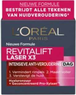 L’Oréal Paris Skin Expert Revitalift Laser X3 Anti-rimpel Dagcrème - 50 Ml -Gillette Winkel 970x1200