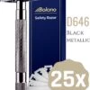 Bolano® Safety Razor Black Metallic + 25 Double Edge Scheermesjes - Klassiek Scheermes Voor Mannen En Vrouwen - Messing -Gillette Winkel 974x1200 5