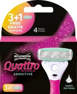 Wilkinson Woman Scheermesjes Quattro Sensitive 4 Stuks -Gillette Winkel 986x1200 3