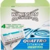 Wilkinson Sword Quattro Titanium Sensitive Razor Blades - 8pcs -Gillette Winkel 989x1200 5